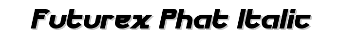Futurex Phat Italic font